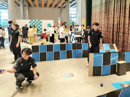 追手門学院大学生が茨木市・ガンバ大阪と連携しブース
