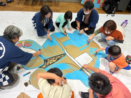 KOSUGE1-16「どんどこ！巨大紙相撲～北斎すみゆめ場所