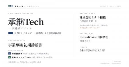 税理士を起点に、事業承継の「最初の一歩」を。 税理士を起点に、事業承継の「最初の一歩」を。