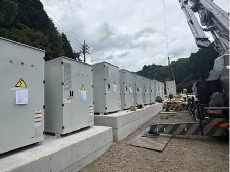 【日本蓄電池株式会社】岡山県真庭市にて系統用蓄電施 【日本蓄電池株式会社】岡山県真庭市にて系統用蓄電施