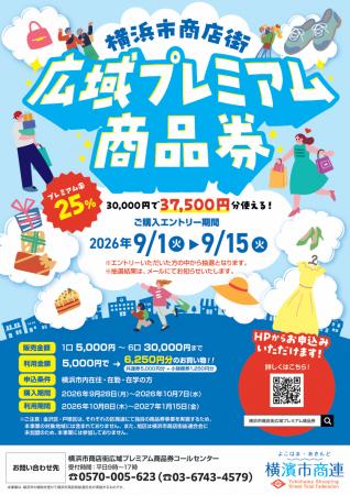 ネットスターズ、「横浜市商店街広域プレミアム商品券