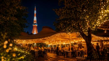 東京タワーを望みながら、五感で楽しむ本格BBQ「BBQPI