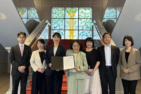 啓明学館高等学校と高大連携協定を締結