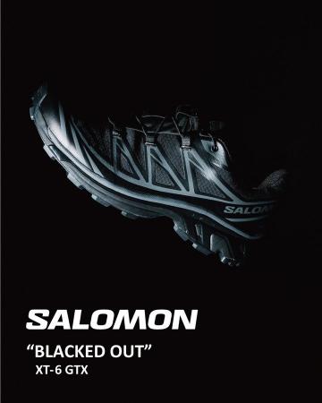 Salomon BLACKED OUT 無音の黒 -足音すら溶け、完全な