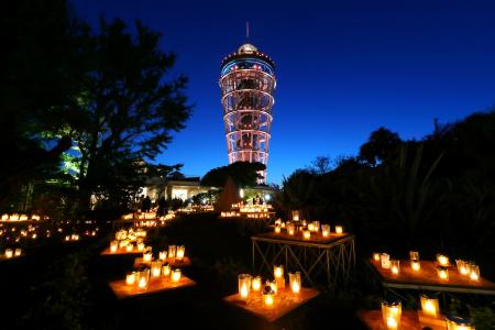 「湘南キャンドル2026」　江の島に1万本のキャンドル