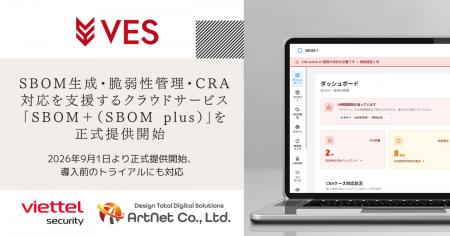 株式会社ヴェス、 SBOM生成・脆弱性管理・CRA対応を支