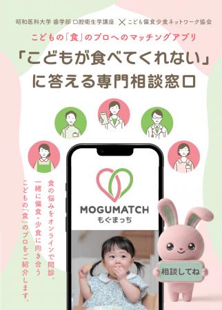 こどもの偏食少食「相談先がわからない」を、もぐまっ