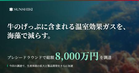 牛のげっぷに含まれる温室効果ガスを、海藻で減らす。