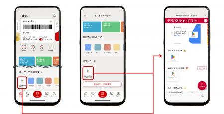 「d払い（モバイルオーダー）」で「デジタルeギフト」