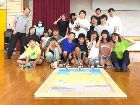 人口約1,600人のひまわりの町から、小学生ロボコン全
