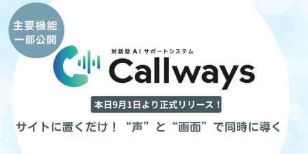 サイトに置くだけ！“声”と“画面”で同時に導く AI対話
