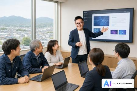 大分初！AIに作業を任せられる社員を育てる「おおいた