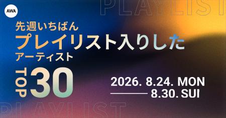 【先週いちばんプレイリスト入りしたアーティストTOP3