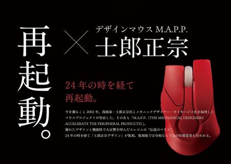 士郎正宗 復刻デザインマウス　限定カラー「レッド」9