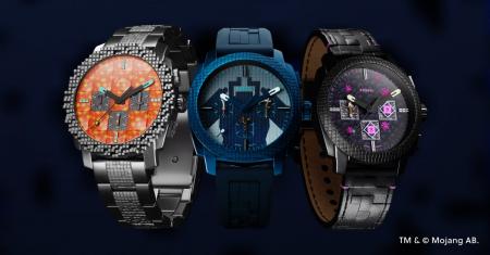 Minecraft x Fossil 限定ウォッチコレクションを発売 Minecraft x Fossil 限定ウォッチコレクションを発売