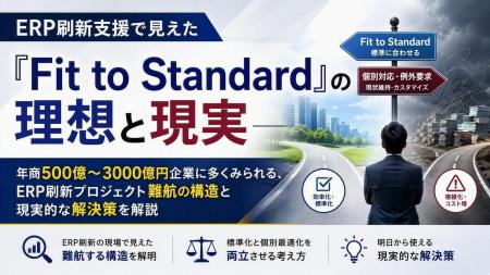 「ERP刷新支援で見えた『Fit to Standard』の理想と現