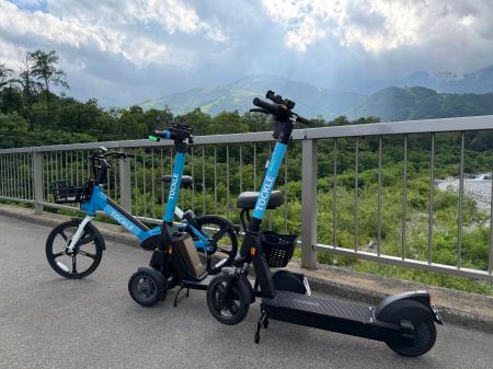 長野県白馬村で次世代マイクロモビリティ『TOCKLE』の