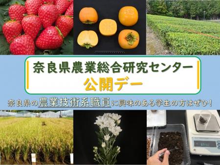 奈良県農業総合研究センター　公開デー開催！
