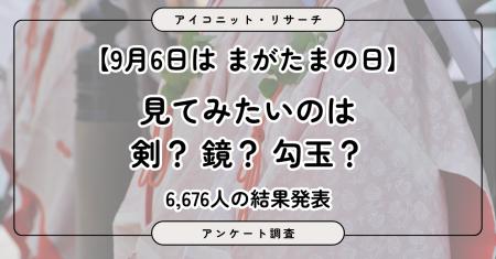 【9月6日はまがたまの日】勾玉は約6割が形を知る一方