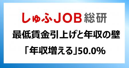 最低賃金の引き上げと年収の壁。主婦層の受け止めは？