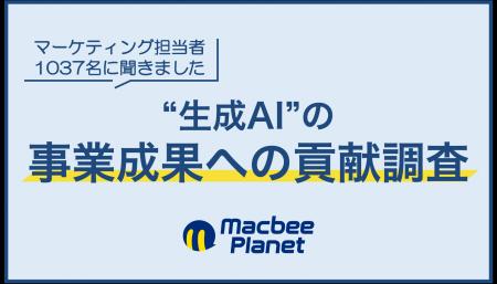 マーケティング担当者1,037名に聞く「生成AIの事業成