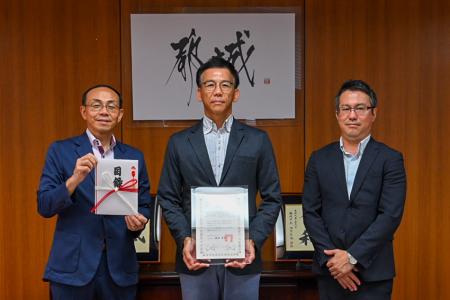 株式会社山崎紙源センター様から、企業版ふるさと納税