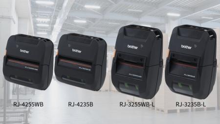 ブラザー、モバイルタイプの感熱ラベルプリンター4機