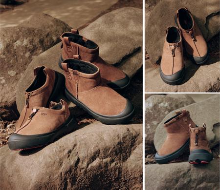 UGG、ロッククライミングの機能美でアイコニックなス