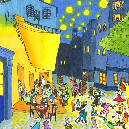 SNSでも話題の若手画家・タイチが描く不思議な世界。