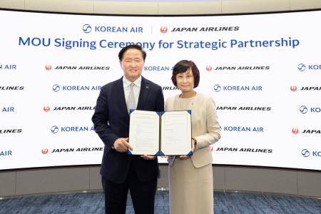 JAL、大韓航空と戦略的パートナーシップを共同宣言 JAL、大韓航空と戦略的パートナーシップを共同宣言