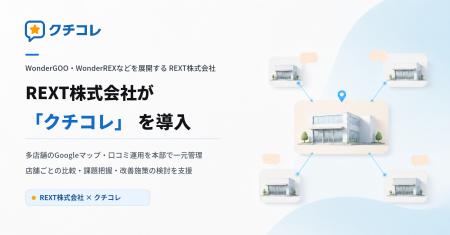 REXT株式会社が「クチコレ」を導入。多店舗のGoogleマ