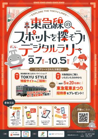 セブン銀行とのコラボ第２弾！「東急線のスポットを探