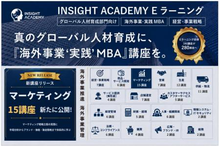 『海外事業❛実践’MBA:マーケティング』Eラーニング新 『海外事業❛実践’MBA:マーケティング』Eラーニング新