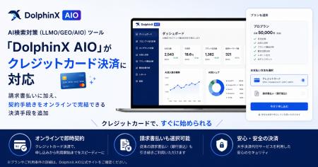 日本発AI検索対策（LLMO/GEO/AIO）ツール「DolphinX A