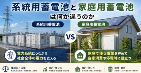 ジャパンブランディング、「系統用蓄電池と家庭用蓄電