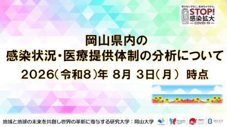 【岡山大学】岡山県内の感染状況・医療提供体制の分析