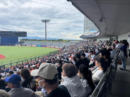 【オイシックス新潟】ファーム・リーグ参加後最多来場 【オイシックス新潟】ファーム・リーグ参加後最多来場