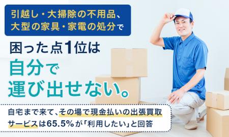 引越し・大掃除の不用品、大型の家具・家電の処分で困