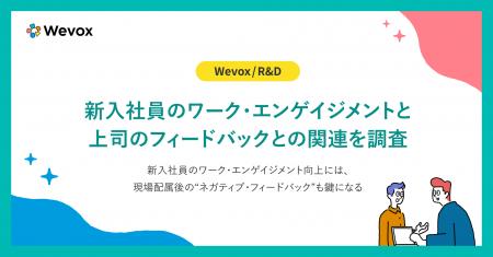 【Wevox/R&D】新入社員のワーク・エンゲイジメントと