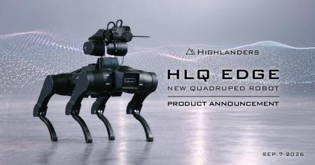 賢くパワフルな国産４足歩行ロボット「HLQ EDGE」を発