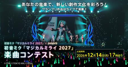 グランプリ作品はライブで披露！　初音ミクたちのイベ