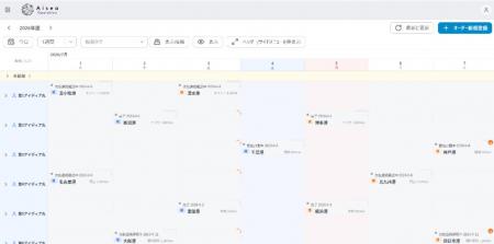 〈Aisea Operation〉の新機能「配船管理機能」をリリ 〈Aisea Operation〉の新機能「配船管理機能」をリリ