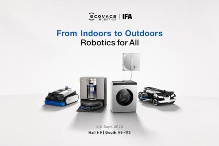 エコバックス、「IFA Berlin 2026」に出展 窓拭きロボ