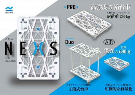 680gの超軽量モデルから重量物対応の高耐久モデルまで