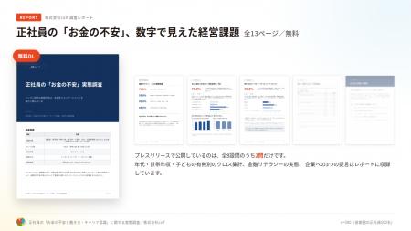 【正社員の59.8%が“お金の不安”で生産性低下】調査レ