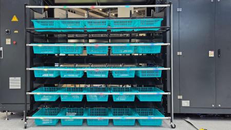 【新製品】大型LEDピッキング表示器に商品投入検知機