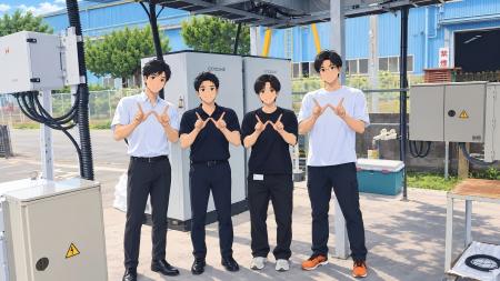 リミックスポイント、GoodWeの茨城県蓄電システムテス