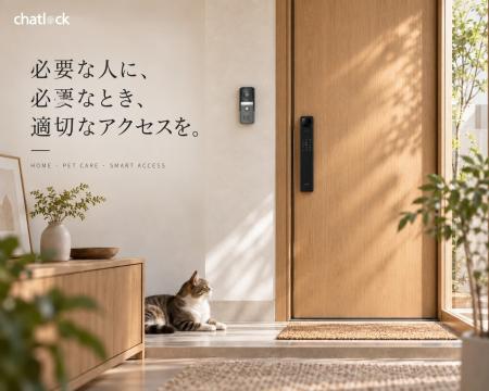 ChatLock、スマートロックと連携するVDPを展開。ペッ