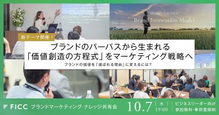 ブランドの「価値創造の方程式」を、マーケティング戦