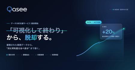 「業務を可視化して終わり」から脱却。Qasee、蓄積さ 「業務を可視化して終わり」から脱却。Qasee、蓄積さ